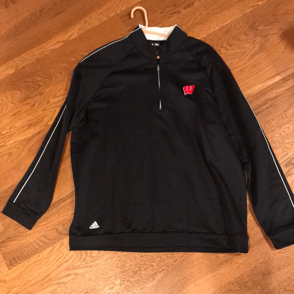 Wisconsin zip up sweater